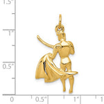 Carregar imagem no visualizador da galeria, 14K Yellow Gold Matador Bullfighter Pendant Charm
