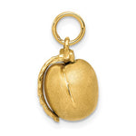 Załaduj obraz do przeglądarki galerii, 14k Yellow Gold Peach Fruit 3D Pendant Charm

