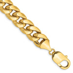 Indlæs billede til gallerivisning 14k Yellow Gold 11mm Miami Cuban Link Bracelet Anklet Choker Necklace Pendant Chain
