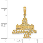 Afbeelding in Gallery-weergave laden, 14k Yellow Gold Washington DC Capitol Building Pendant Charm
