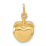 Carregar imagem no visualizador da galeria, 14k Yellow Gold Apple Fruit Pendant Charm
