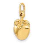 Lade das Bild in den Galerie-Viewer, 14k Yellow Gold Apple Fruit Pendant Charm
