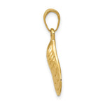 Load image into Gallery viewer, 14k Yellow Gold Oyster Shell Seashell Pendant Charm
