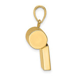 Afbeelding in Gallery-weergave laden, 14k Yellow Gold Whistle 3D Pendant Charm
