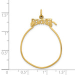Load image into Gallery viewer, 14K Yellow Gold Memories Charm Holder Pendant
