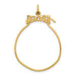 Load image into Gallery viewer, 14K Yellow Gold Memories Charm Holder Pendant
