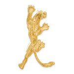 Load image into Gallery viewer, 14K Yellow Gold Panther Large Chain Slide Pendant Charm
