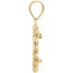 Lade das Bild in den Galerie-Viewer, 14K Yellow Gold United States US 1.00 or Mexican 2 Peso Coin Tab Back Frame Rope Style Pendant Holder for 13mm x 1mm Coins
