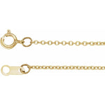 Lataa kuva Galleria-katseluun, 18k Yellow Rose White Gold 1mm Cable Bracelet Anklet Choker Necklace Pendant Chain
