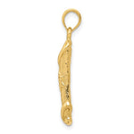 Load image into Gallery viewer, 14K Yellow Gold Torah with Star of David Pendant Charm
