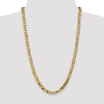 Charger l&#39;image dans la galerie, 14k Yellow Gold 7.25mm Beveled Curb Link Bracelet Anklet Necklace Pendant Chain
