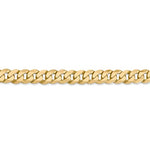 Cargar imagen en el visor de la galería, 14k Yellow Gold 7.25mm Beveled Curb Link Bracelet Anklet Necklace Pendant Chain
