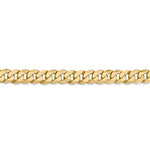 Загрузить изображение в средство просмотра галереи, 14k Yellow Gold 7.25mm Beveled Curb Link Bracelet Anklet Necklace Pendant Chain
