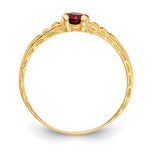 Load image into Gallery viewer, 14K Yellow Gold January Garnet Birthstone Children Baby Ring

