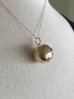 Load image into Gallery viewer, 14k Yellow Gold Globe World Travel 3D Pendant Charm
