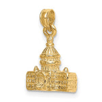 Load image into Gallery viewer, 14k Yellow Gold Washington DC Capitol Building 3D Pendant Charm

