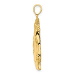 Load image into Gallery viewer, 14k Yellow Gold Horse Head Pendant Charm
