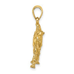 Lataa kuva Galleria-katseluun, 14k Yellow Gold Camel 3D Pendant Charm
