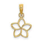 Afbeelding in Gallery-weergave laden, 14k Yellow Gold Small Cut Out Pendant Charm
