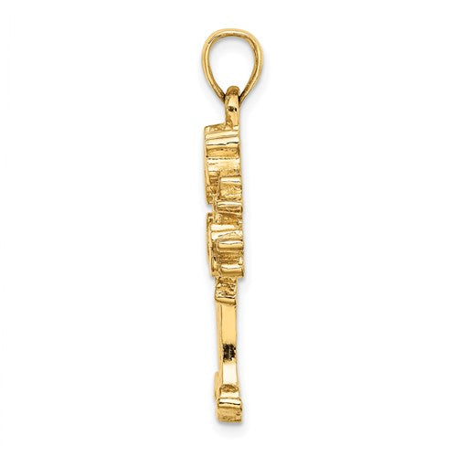 money tree lucky charm 14k Yellow Gold Money Tree Lucky Symbol Large Pendant Charm – CKL INTERNATIONAL