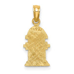 Afbeelding in Gallery-weergave laden, 14k Yellow Gold Fire Hydrant Firefighter Pendant Charm
