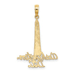 Załaduj obraz do przeglądarki galerii, 14k Yellow Gold Washington DC Monument Pendant Charm
