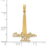 Załaduj obraz do przeglądarki galerii, 14k Yellow Gold Washington DC Monument Pendant Charm
