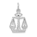 Load image into Gallery viewer, 14k White Gold Justice Scales Pendant Charm
