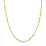 Afbeelding in Gallery-weergave laden, 14K Yellow Gold 4.5mm Puff Mariner Bracelet Anklet Choker Pendant Necklace Chain
