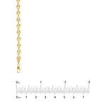 Cargar imagen en el visor de la galería, 14K Yellow Gold 4.5mm Puff Mariner Bracelet Anklet Choker Pendant Necklace Chain

