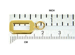 Φόρτωση εικόνας στο εργαλείο προβολής Συλλογής, 14k Yellow Gold Number 0 Zero Pendant Charm
