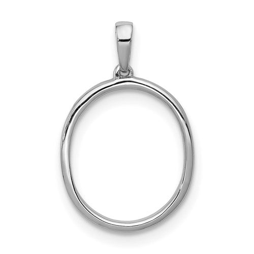 14K Yellow White Gold Diamond Initial Letter O Uppercase Block Alphabet Pendant Charm