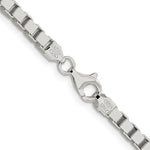 Afbeelding in Gallery-weergave laden, Sterling Silver Heavyweight 3.75mm Box Bracelet Anklet Choker Necklace Pendant Chain
