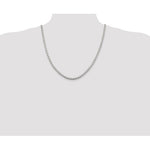 Cargar imagen en el visor de la galería, Sterling Silver Heavyweight 3.75mm Box Bracelet Anklet Choker Necklace Pendant Chain
