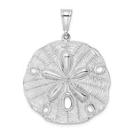Afbeelding in Gallery-weergave laden, Sterling Silver Sand Dollar Large Pendant Charm
