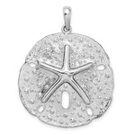 Load image into Gallery viewer, Sterling Silver Sand Dollar Starfish Large Pendant Charm
