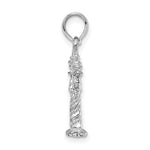 Load image into Gallery viewer, Sterling Silver Menorah 3D Pendant Charm
