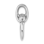 Carica l&#39;immagine nel visualizzatore di Gallery, Sterling Silver Shackle Link with Pulley 3D Large Pendant Charm
