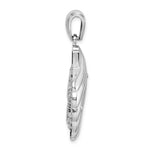Load image into Gallery viewer, Sterling Silver Enamel Seashell Clam Shell Seahorse Pendant Charm

