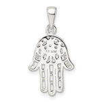 Afbeelding in Gallery-weergave laden, Sterling Silver Hamsa Hand of God Pendant Charm
