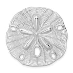 Afbeelding in Gallery-weergave laden, Sterling Silver Sand Dollar Large Chain Slide Pendant Charm
