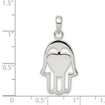Afbeelding in Gallery-weergave laden, Sterling Silver Hamsa Chamseh Hand of God Pendant Charm
