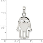 Kép betöltése a galériamegjelenítőbe: Sterling Silver Hamsa Chamseh Hand of God Pendant Charm

