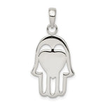 Afbeelding in Gallery-weergave laden, Sterling Silver Hamsa Chamseh Hand of God Pendant Charm
