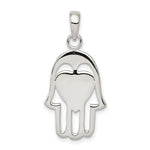 Kép betöltése a galériamegjelenítőbe: Sterling Silver Hamsa Chamseh Hand of God Pendant Charm
