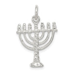 Carregar imagem no visualizador da galeria, Sterling Silver Menorah Pendant Charm
