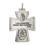 Afbeelding in Gallery-weergave laden, Sterling Silver Cruciform Cross Four Way Medal Antique Style Pendant Charm
