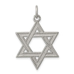 Load image into Gallery viewer, Sterling Silver Star of David Pendant Charm
