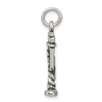Load image into Gallery viewer, Sterling Silver Menorah Antique Finish Pendant Charm
