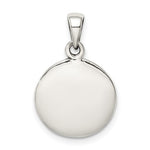 Carica l&#39;immagine nel visualizzatore di Gallery, Sterling Silver Hamsa Hand of God Antique Finish Round Pendant Charm
